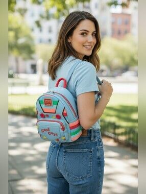 Loungefly Child's Play Chucky Cosplay Mini Backpack (NWT)